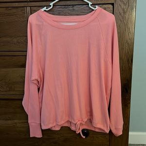 Gap waffle knit drawstring top